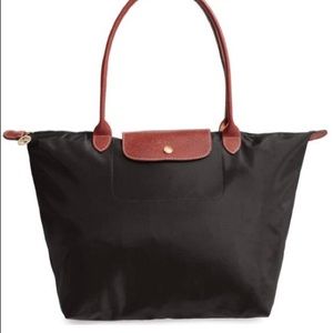 Longchamp Large Le Pliage' Tote Black